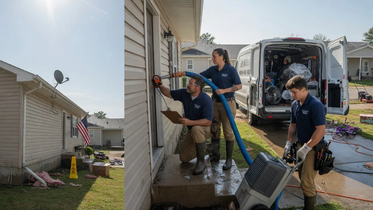 Ceiling Water Damage Restoration in Smithfield, ME near me